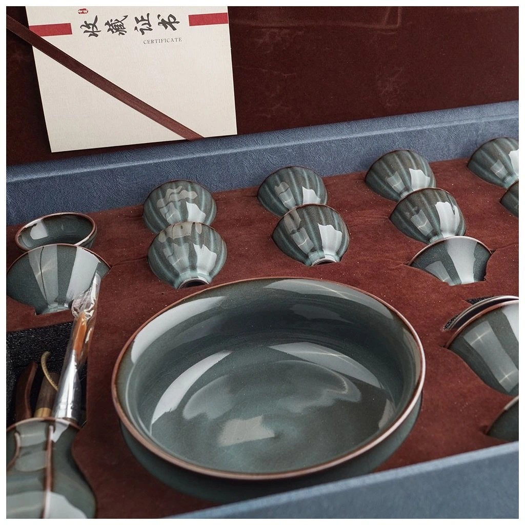 foto �ajov� souprava Longquan Celadon - Grey Treasure